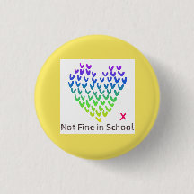 Crachá pequeno de NFIS (amarelo)