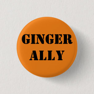 Bóton Redondo 2.54cm Crachá Redondo Ginger Ally 3 Cm