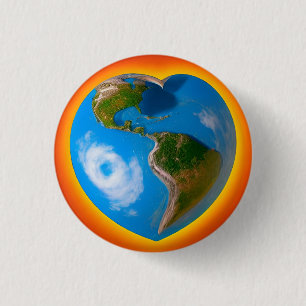 Bóton Redondo 2.54cm Crachá redondo Love 3 Cm