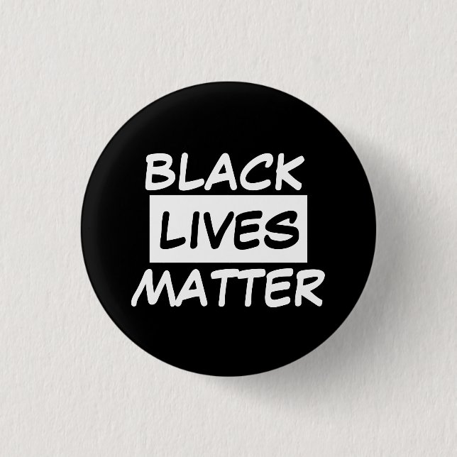 Bóton Redondo 2.54cm Crachás - MATÉRIA BLACK LIVES (Frente)