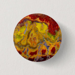 Bóton Redondo 2.54cm Crayola Jasper Vermelho