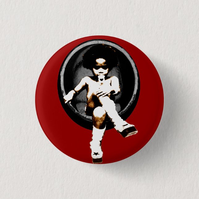 Bóton Redondo 2.54cm Criança de Miltant: Ovo da alma (Frente)