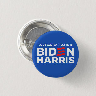 Bóton Redondo 2.54cm Crie seu próprio Biden Harris 2024