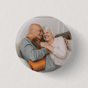 Bóton Redondo 2.54cm Crie Sua Própria Foto Personalizada