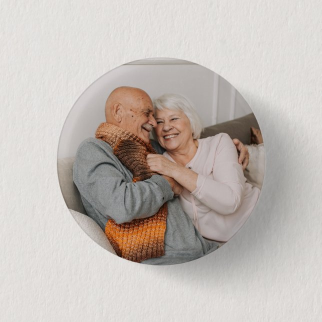 Bóton Redondo 2.54cm Crie Sua Própria Foto Personalizada (Frente)