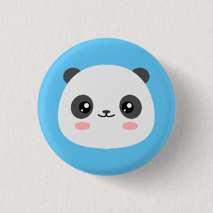 Bóton Redondo 2.54cm Cute Panda