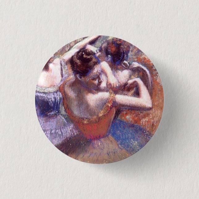 Bóton Redondo 2.54cm Dançarinos 1899 Edgar Degas (Frente)