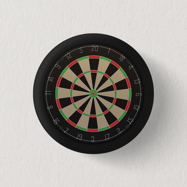 Bóton Redondo 2.54cm Dartboard Lover (Frente)