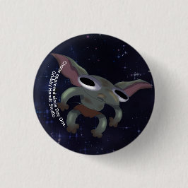 Bóton Redondo 2.54cm Daryl Yeeting Into The Void Button