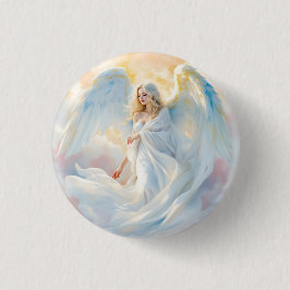 Bóton Redondo 2.54cm Dawn Celestial - Anjo da Paz e da Luz