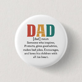 Bóton Redondo 2.54cm Definição de Pai