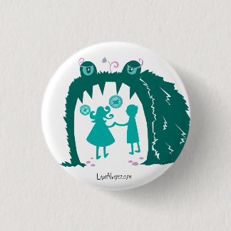 Bóton Redondo 2.54cm Deixe-nos obter dentro