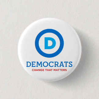 Bóton Redondo 2.54cm Democratas Mudam Que Importa