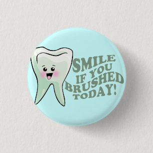 Bóton Redondo 2.54cm Dentistas e higienistas dentais