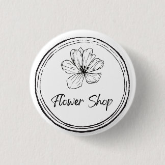 Bóton Redondo 2.54cm Design de botão pequeno