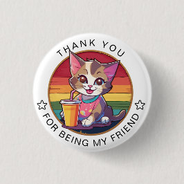 Bóton Redondo 2.54cm dia da amizade