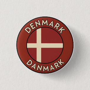 Bóton Redondo 2.54cm Dinamarca Danmark