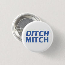 Ditch Mitch White Blue Típico moderno engraçado