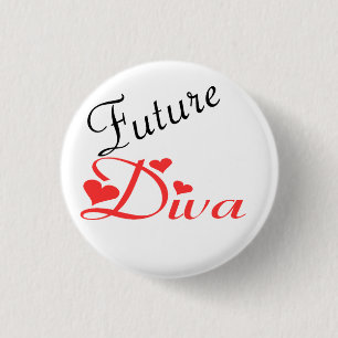 Bóton Redondo 2.54cm Diva futura