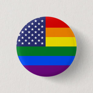 BÓTON REDONDO 2.54CM DO "BANDEIRA ORGULHO GAY "