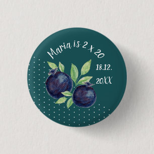 Bóton Redondo 2.54cm Doces Aromas-Aromáticos, pintados à mão