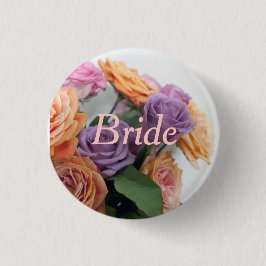 Bóton Redondo 2.54cm Doçura Floral