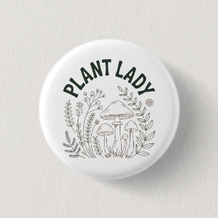 Bóton Redondo 2.54cm Dona das plantas