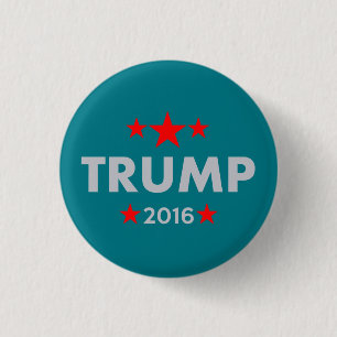 Bóton Redondo 2.54cm Donald Trump 2016