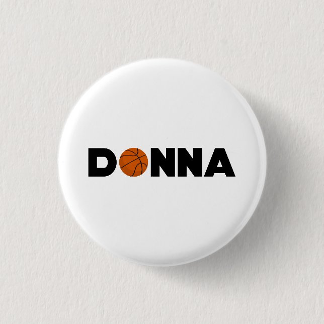 Bóton Redondo 2.54cm Donna Basball (Frente)