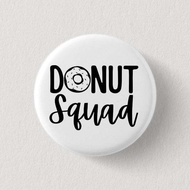 Bóton Redondo 2.54cm Donut Squad   (Frente)