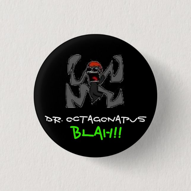 Bóton Redondo 2.54cm Dr. Octagonapus - personalizado (Frente)