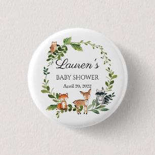 Bóton Redondo 2.54cm Ducha bebé de Woodland