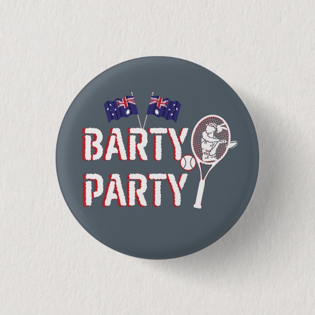 Bóton Redondo 2.54cm É uma festa do Barty (Frente)