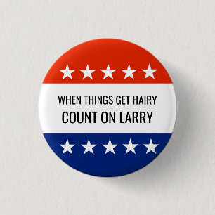 Bóton Redondo 2.54cm Eleição da Campanha Candidata Personalizada 2024