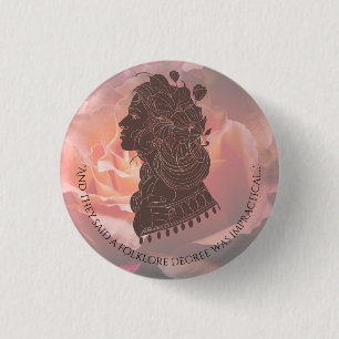 Bóton Redondo 2.54cm Eles Disseram Que Um Grau De Folclore Era Impratic