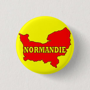 Bóton Redondo 2.54cm Emblema Normandia