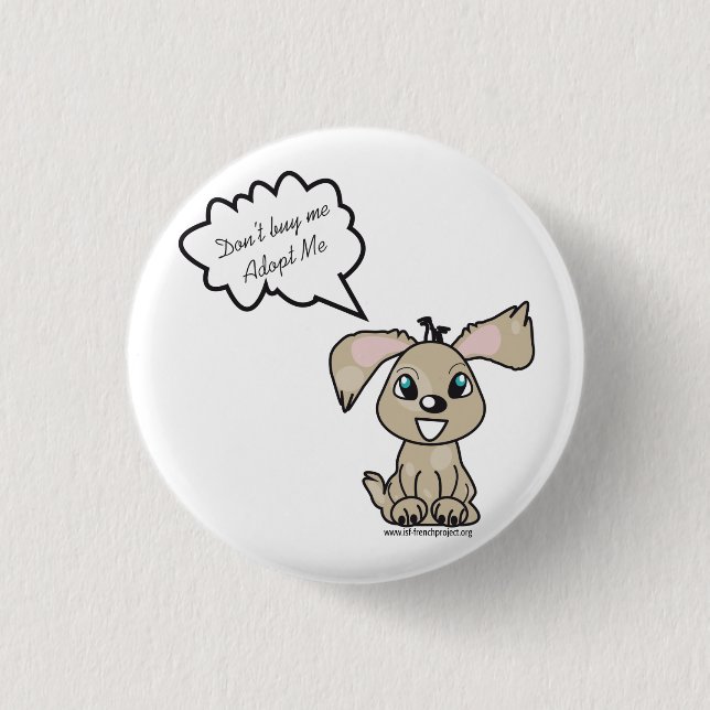 Bóton Redondo 2.54cm Emblema pequeno exemplar (Frente)