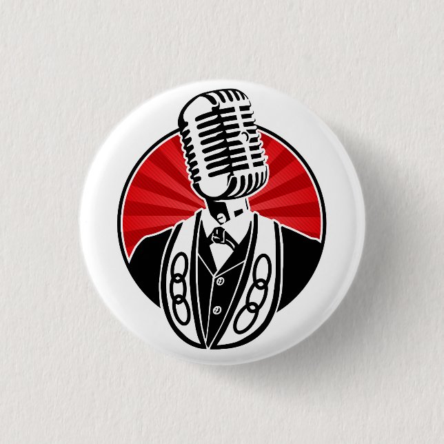 Bóton Redondo 2.54cm Encontro de Transmissão Odd de Três Links (Frente)