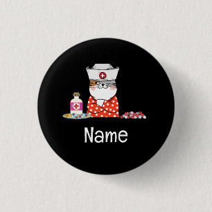 Bóton Redondo 2.54cm Enfermeira