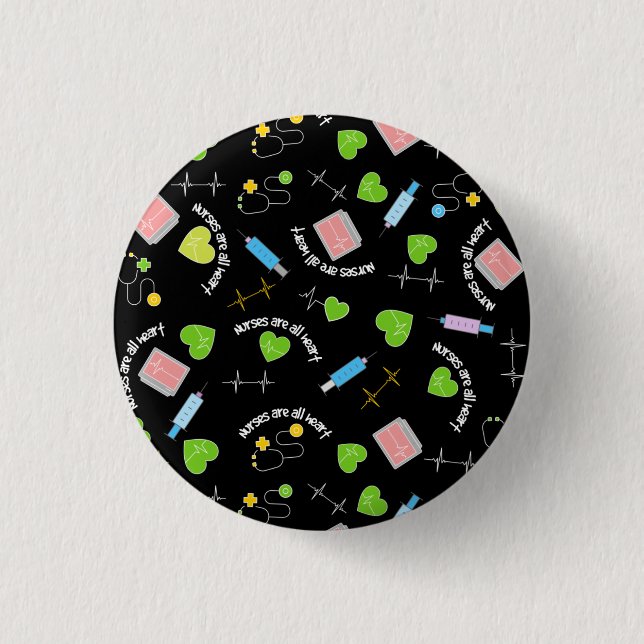 Bóton Redondo 2.54cm Enfermeira (Frente)