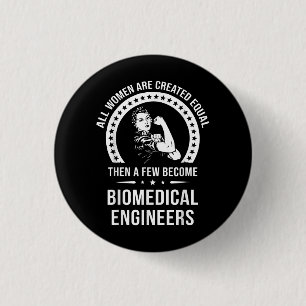 Bóton Redondo 2.54cm Engenheiro Biomédico Para Engenheiros Biomédicos