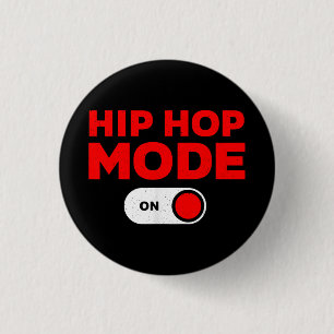 Bóton Redondo 2.54cm Engraçado Design de Hip Hop para Homens Homens 90 