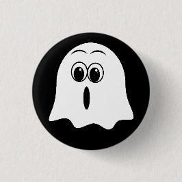 Bóton Redondo 2.54cm Engraçado Fantasma emoji!