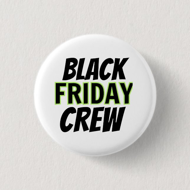 Bóton Redondo 2.54cm Equipe da Black Friday (Frente)