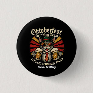 Bóton Redondo 2.54cm Equipe de Bebendos Oktoberfest Deixa Schnitzel Enf