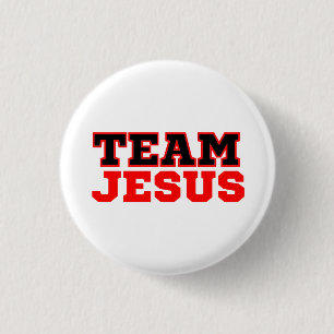 Bóton Redondo 2.54cm Equipe Jesus Christian Faith