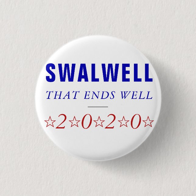 Bóton Redondo 2.54cm Eric Swalwell| 2020 Presidente democrata Ticket (Frente)