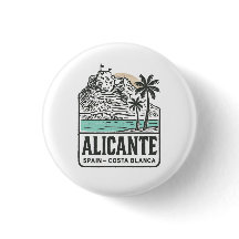 Esboço de Alicante Castelo de Santa Bárbara Costa