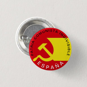 Bóton Redondo 2.54cm España Socialista y Unida Button