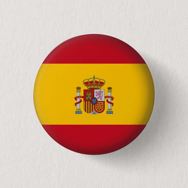Bóton Redondo 2.54cm Espanha redonda (Frente)